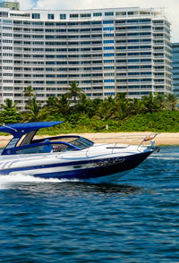 2024 Hanover 305 White & Blue T-Top Edition